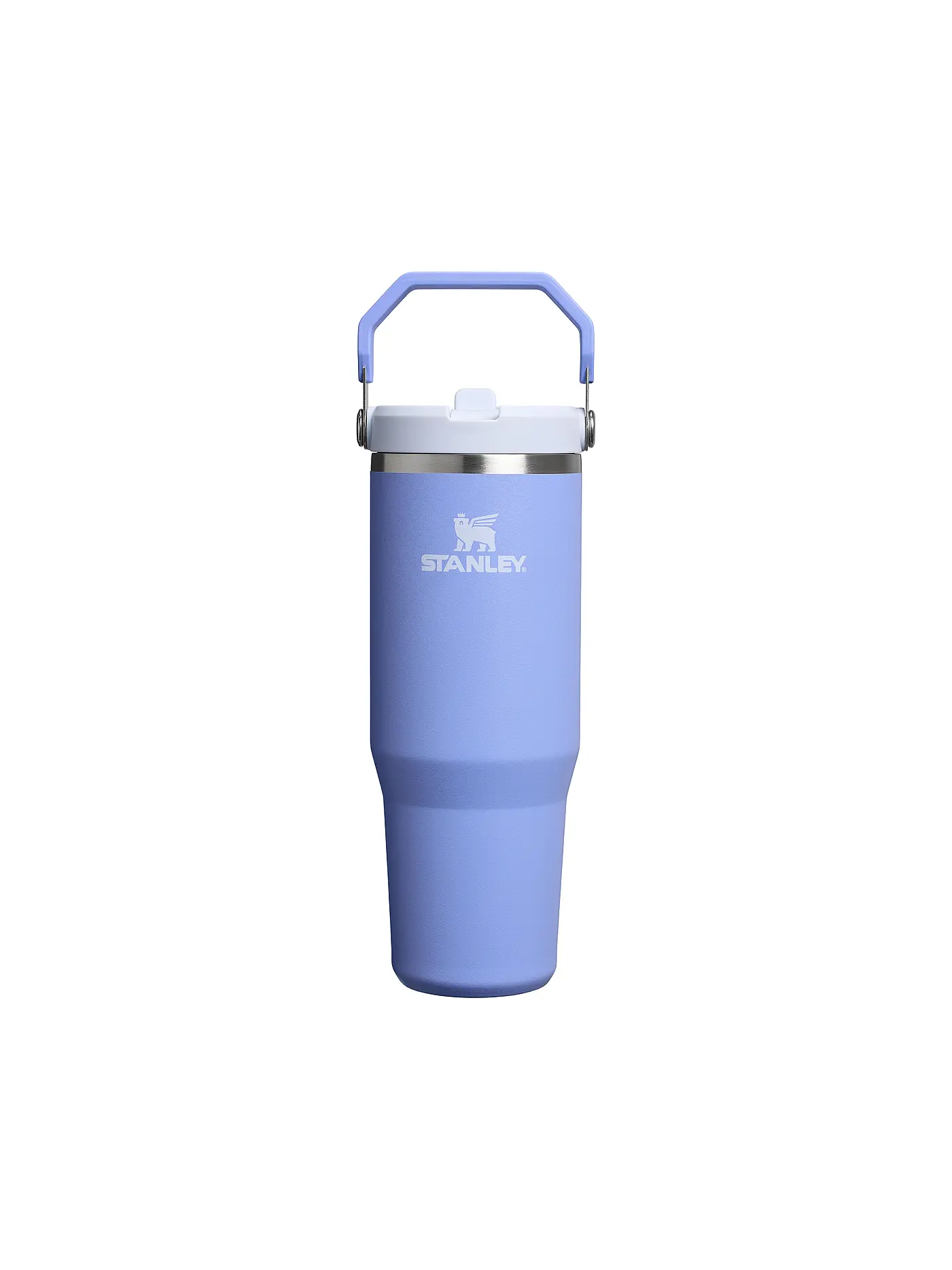 STANLEY | Isolierflasche - Thermosflasche Classic FLIP STRAW 2.0 0,8l  Rose Quartz | hellblau